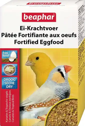 Intratuin Beaphar vogelvoer ei-krachtvoer kanarie en tropische vogel 150 g aanbieding