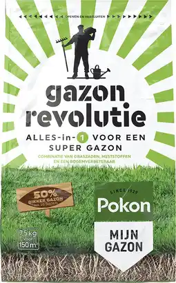 Intratuin Pokon gazon revolutie 7,5 kg aanbieding