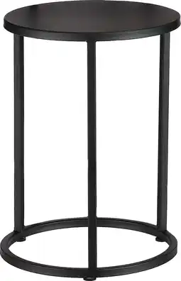 Intratuin Everydays bijzettafel quinty zwart d 32 h 50 cm aanbieding