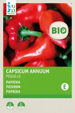 Intratuin Biologische intratuin groentezaad paprika (capsicum annuum) aanbieding