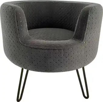 Intratuin Intratuin hondenmand ella grijs d 49 h 44 cm aanbieding