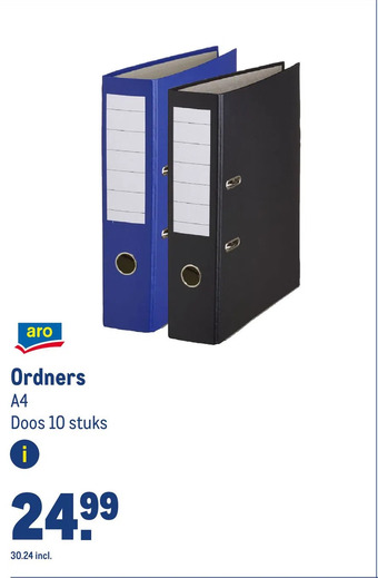 Makro Ordners aanbieding
