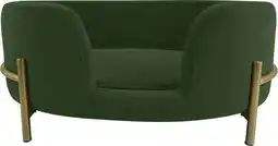 Intratuin Intratuin hondenmand olivia groen 64 x 41 x 24 cm aanbieding