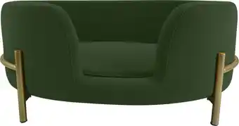 Intratuin Intratuin hondenmand olivia groen 64 x 41 x 24 cm aanbieding