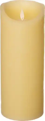 Intratuin Led stompkaars rustiek goud met timer d 10 h 25 cm aanbieding