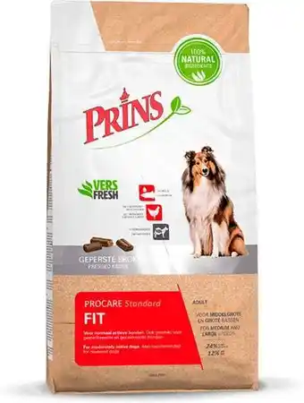 Intratuin Prins hondenvoer procare standaard fit 3 kg aanbieding