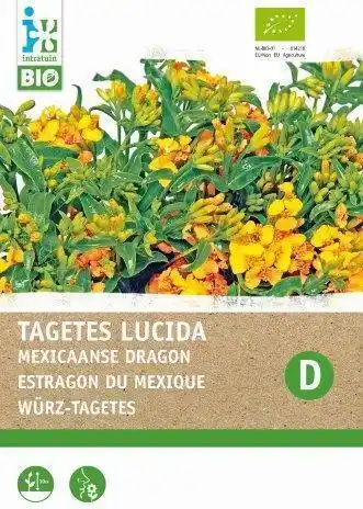 Intratuin Biologische intratuin kruidenzaad mexicaanse dragon (tagetes lucida) aanbieding