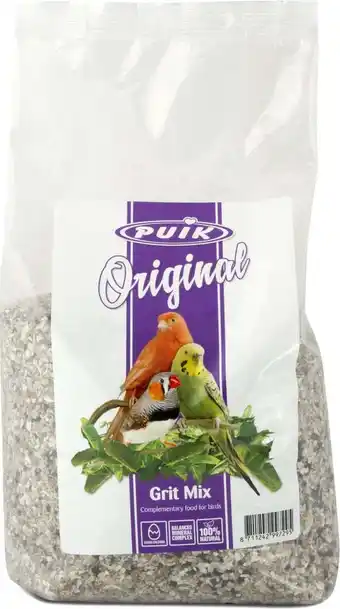 Intratuin Puik original vogelvoer grit mix 1,5 kg aanbieding