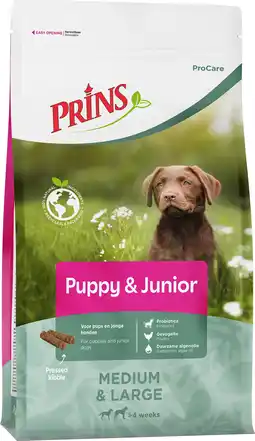 Intratuin Prins procare perfect start junior & puppy 3 kg aanbieding