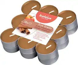 Intratuin Bolsius geurkaars true scents apple cinnamon bruin 4 uur 4 uur 18 stuks aanbieding