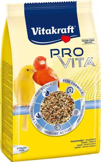 Intratuin Vitakraft vogelvoer pro vita kanarie 800 g aanbieding