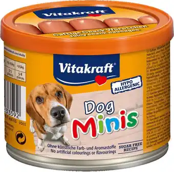 Intratuin Vitakraft hondenworstjes dog minis 12 stuks aanbieding