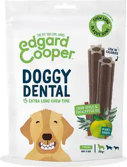 Intratuin Edgard & cooper kauwsticks doggy dental appel en eucalyptusolie l 7 stuks aanbieding
