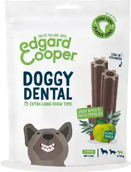 Intratuin Edgard & cooper kauwsticks doggy dental appel en eucalyptusolie s 7 stuks aanbieding