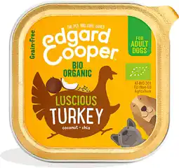 Intratuin Edgard & cooper hondenvoer bio kalkoen adult 100 g aanbieding