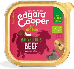 Intratuin Edgard & cooper hondenvoer bio rund adult 100 g aanbieding