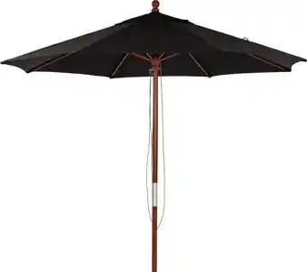 Intratuin Intratuin parasol vienna zwart 80+uv d 300 cm aanbieding