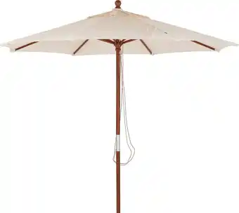 Intratuin Intratuin parasol vienna crème 80+uv d 300 cm aanbieding