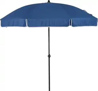 Intratuin Intratuin parasol haiti blauw 80+uv d 200 cm aanbieding