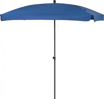 Intratuin Intratuin parasol cuba blauw 80+uv 210 x 140 cm aanbieding