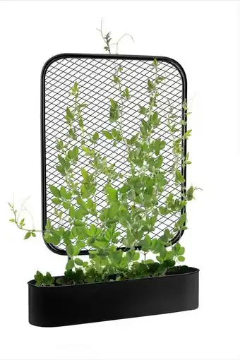 Intratuin Intratuin tuinscherm meryl zwart 91 x 27 x 134 cm aanbieding