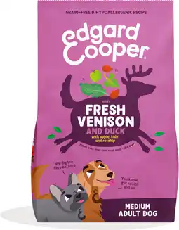 Intratuin Edgard & cooper hondenvoer hert en scharreleend adult 2,5 kg aanbieding