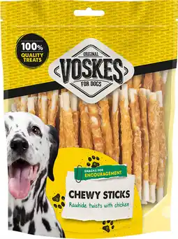 Intratuin Voskes hondensnack stick met kip 400 g 40 stuks aanbieding