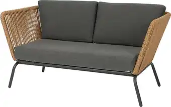 Intratuin Intratuin 2-zits loungebank iris wicker naturel aanbieding