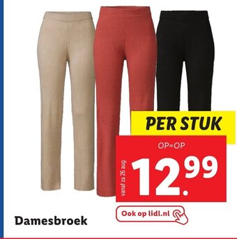 Lidl Damesbroek aanbieding