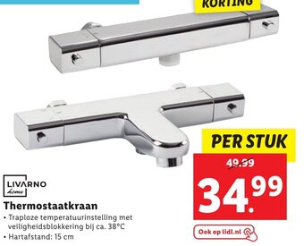 Lidl LIVARNO home Thermostaatkraan aanbieding