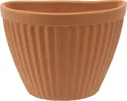 Intratuin Mega collections muur bloempot pareda terracotta 30 x 18,5 x 21 cm aanbieding