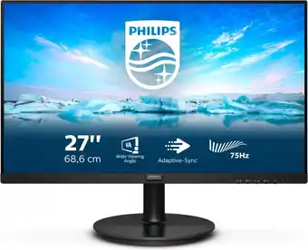 Bol.com Philips v line 272v8l - full hd va monitor - 27 inch aanbieding