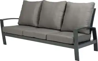 Intratuin Tierra outdoor 3-zits loungebank valencia aluminium antraciet aanbieding