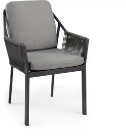 Intratuin Tierra outdoor eettafelstoel liv grijs aanbieding