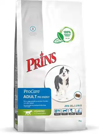 Intratuin Prins procare grainfree pro energy 3 kg aanbieding