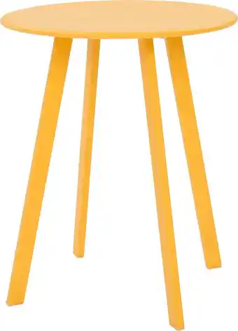 Intratuin Intratuin bijzettafel latte geel d 40 h 50 cm aanbieding
