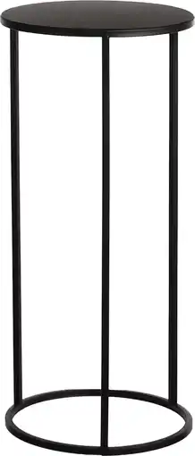 Intratuin Everydays bijzettafel quinty zwart d 32 h 70 cm aanbieding