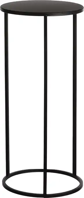 Intratuin Everydays bijzettafel quinty zwart d 32 h 70 cm aanbieding