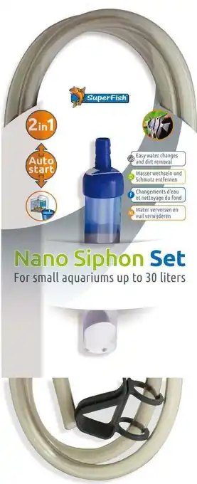 Intratuin Superfish nano siphon set aanbieding