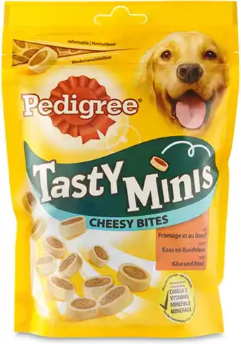 Intratuin Pedigree tasty mini's cheesy bites 140 g aanbieding