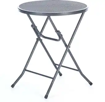 Intratuin Intratuin klaptafel max antraciet d 60 h 72 cm aanbieding