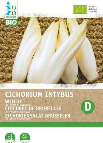 Intratuin Biologische intratuin groentezaad hollandse witlof middelvroeg (cichorium intybus) aanbieding