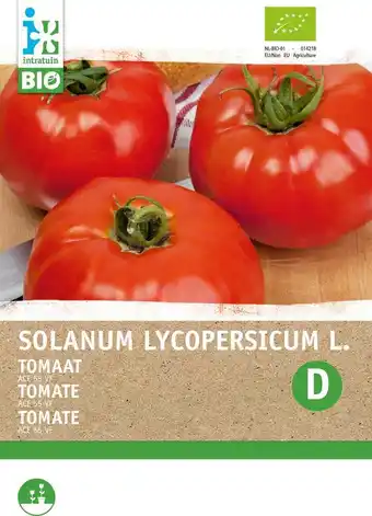 Intratuin Biologische intratuin groentezaad vleestomaat (solanum lycopersicum 'ace 55vf') aanbieding