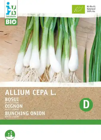 Intratuin Biologische intratuin groentezaad (allium cepa 'white lisbon') aanbieding