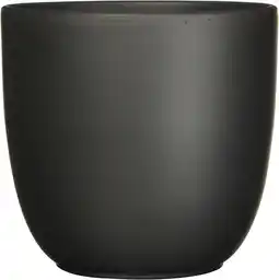 Intratuin Everydays bloempot zwart d 19,5 h 18,5 cm aanbieding