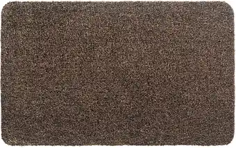 Intratuin Schoonloopmat aqua-luxe taupe 50 x 80 cm aanbieding