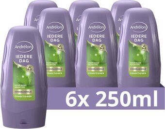 Bol.com Andrélon conditioner -iedere dag - verrijkt met voedingsrijke zonnebloemolie - 6 x 250 ml aanbieding