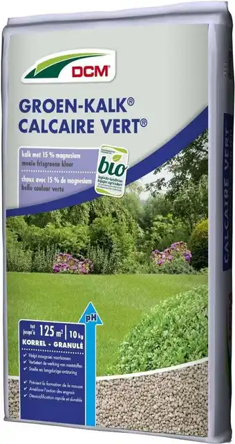 Intratuin Dcm bio groen-kalk 10 kg aanbieding