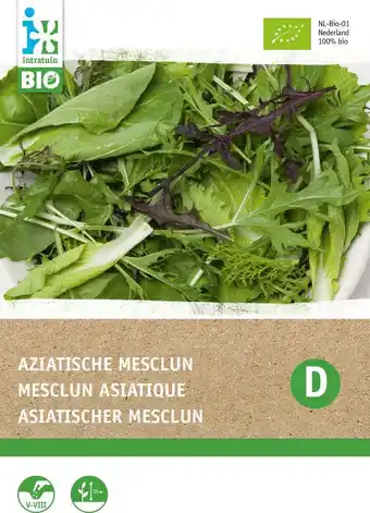 Intratuin Biologische intratuin groentezaad aziatische mesclun aanbieding