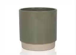 Intratuin Gina da bloempot eno groen d 13 h 13 cm aanbieding